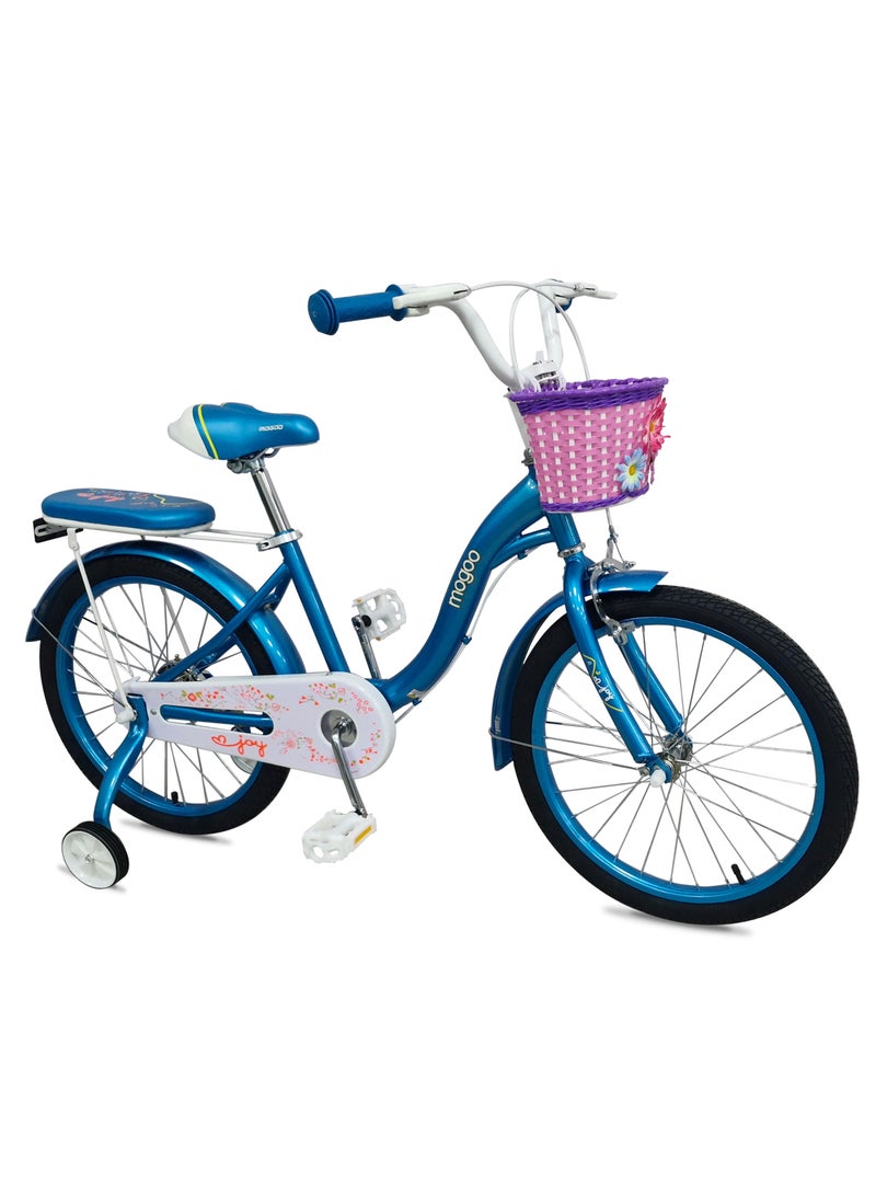 MOGOO Joy 20-Inch Girls Bike | 20-Inch Wheel Size | Adjustable Seat | Blue Color - Image 2