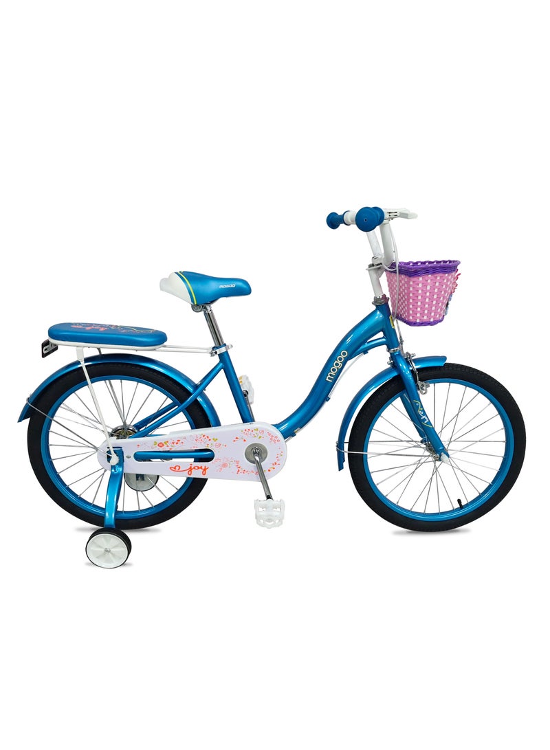 MOGOO Joy 20-Inch Girls Bike | 20-Inch Wheel Size | Adjustable Seat | Blue Color - Image 1