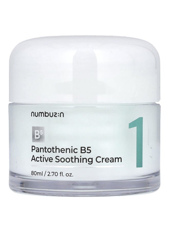 numbuzin Numbuzin, No.1 Pantothenic B5 Active Soothing Cream, 2.82 fl oz (80 ml)  - Image 1