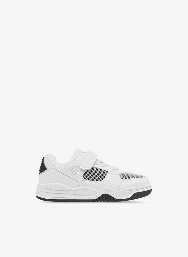 كابا سنيكرز للأولاد بطبعة شعار وإغلاق بشريط لاصق