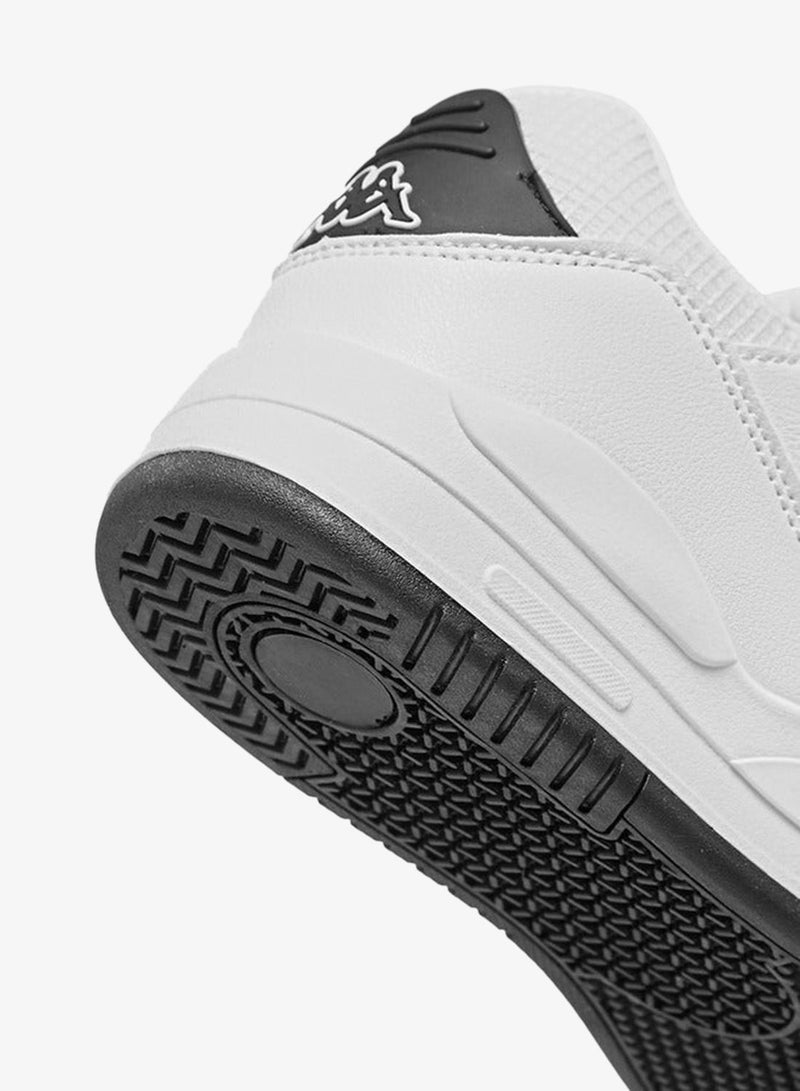 Kappa Boys' Logo Print Sneakers with Hook and Loop Closure - Image 5