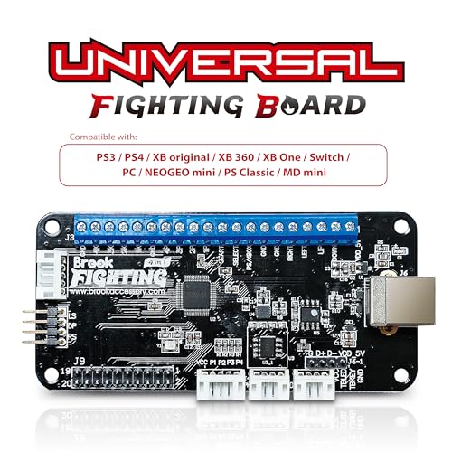 Brook Universal Fighting Board (UFB) - Pre-Installed Header Version, Arcade Stick PCB for XB Series X/S, XB One, 360, PS4, PS3 Consoles and PC, Upgradable with UFB-UP5 - Image 2