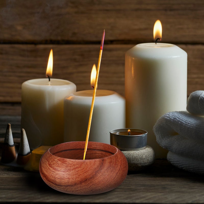 Bowl-shaped Censer Home Temple Incense Burning Tray Desktop Censer Ornament - Image 1