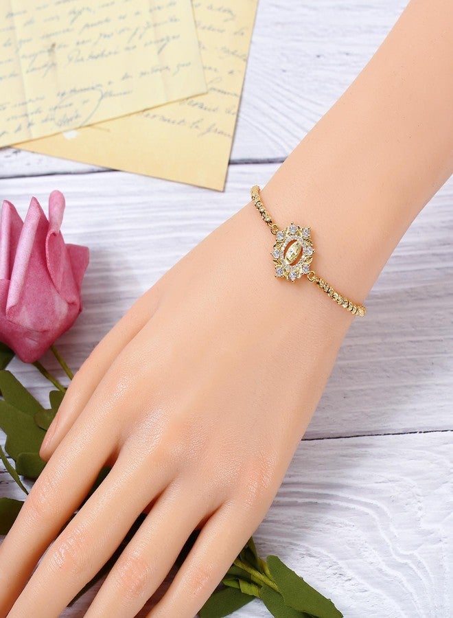 Dvehdbay Virgen De Guadalupe Bracelet - Our Lady of Guadalupe Bracelet, Rosary Virgin Mary Bracelets Copper Plated with Real Gold Adjustable Link Jewelry Gift for Men Women - Image 5