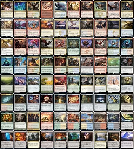 MTG Decks & More Elite Commander Dragon Deck 5 Color The UrDragon EDH cEDH 100 Card Custom Magic The Gathering Deck Very Strong - Image 1