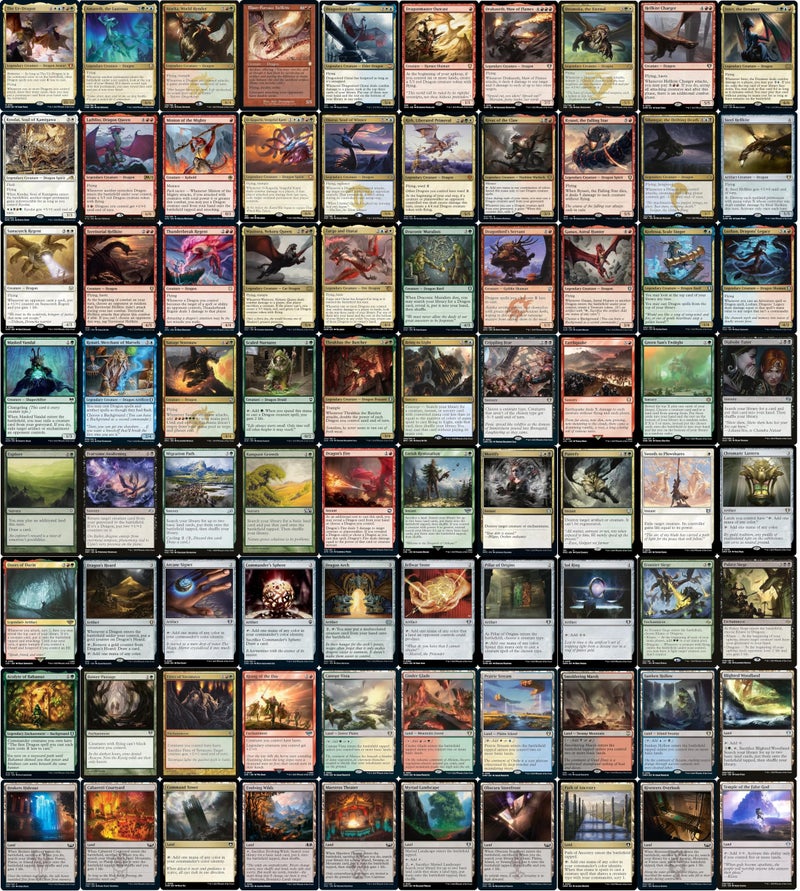 MTG Decks & More Elite Commander Dragon Deck 5 Color The UrDragon EDH cEDH 100 Card Custom Magic The Gathering Deck Very Strong - Image 3
