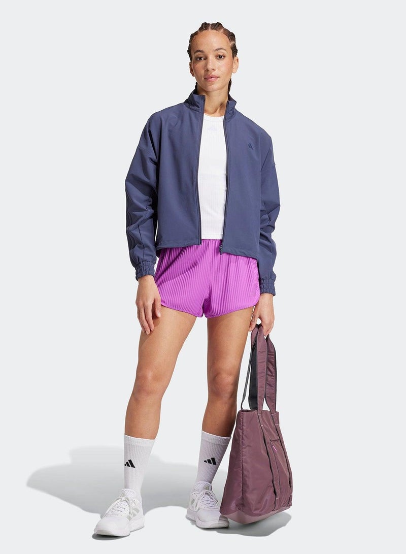 اديداس جاكيت Pacer All Gym Tonal 3-Stripes Woven - Image 5