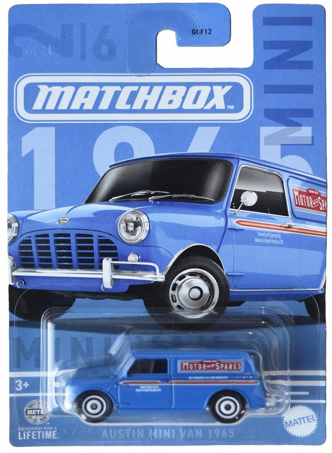 Matchbox Austin Mini Van 1965, Blue 2/6