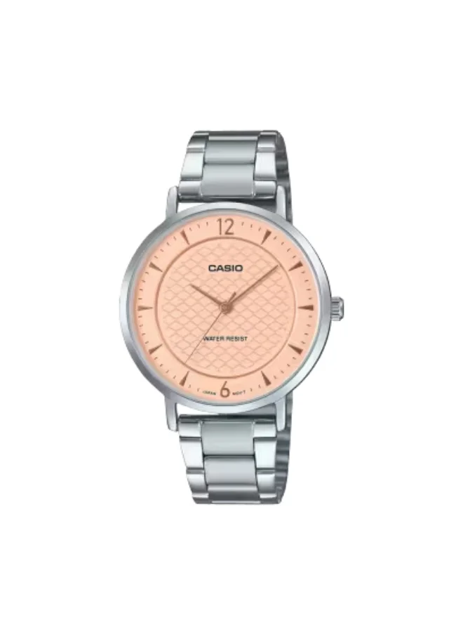 كاسيو Women's Stainless Steel Analog Watch LTP-VT04D-4A - 34 mm
