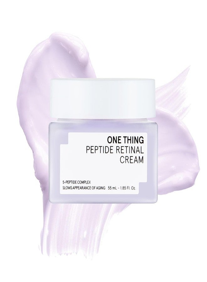 ONE THING Peptide Retinal Cream, Vitamin A, Faster Acting than Retinol, Retinaldehyde Anti Aging Face Cream, Smooths Wrinkles, Refines Pores and Improves Elasticity, Korean Skincare 1.85 fl.oz, 55ml - Image 1