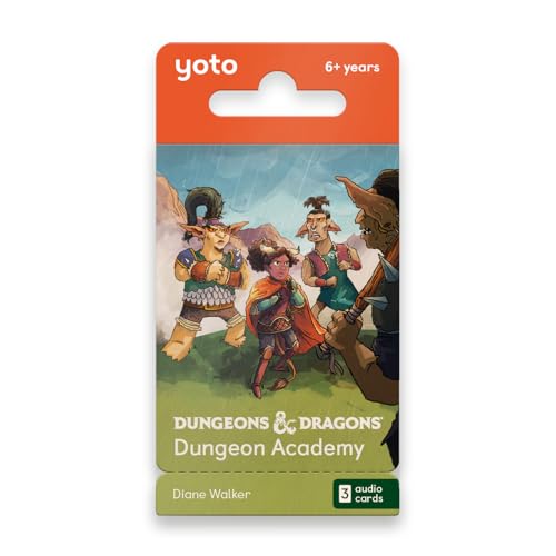 Yoto Dungeons Dragons Dungeon Academy 3 Kids Audio Cards for Use with Player Mini Allin1 Audio Device Educational ScreenFree Listening with Fun Playtime Bedtime Travel Stories Ages 6 - Image 1