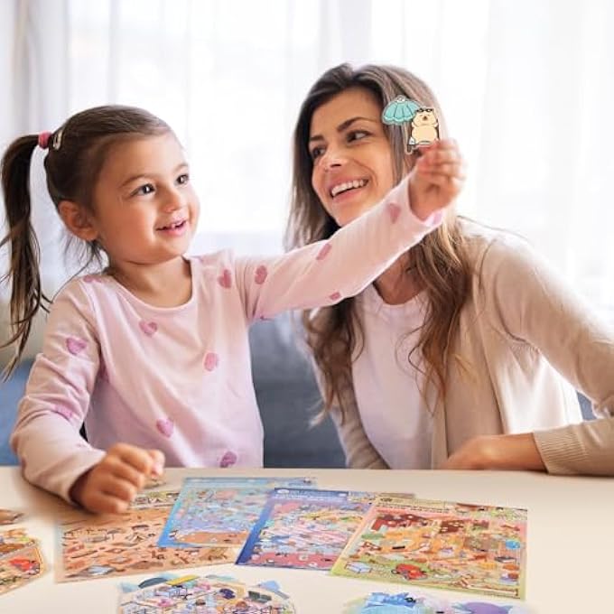 4 SETS 3D MINIATURE SCENE STICKERS FOR DIY CRAFTING - INTERACTIVE WORLD ADVENTURE DECALS FEATURING SPACE, UNDERWATER, FARM & CAVE THEMES - STRESS RELIEF, FUN FOR KIDS & ADULTS - Image 5