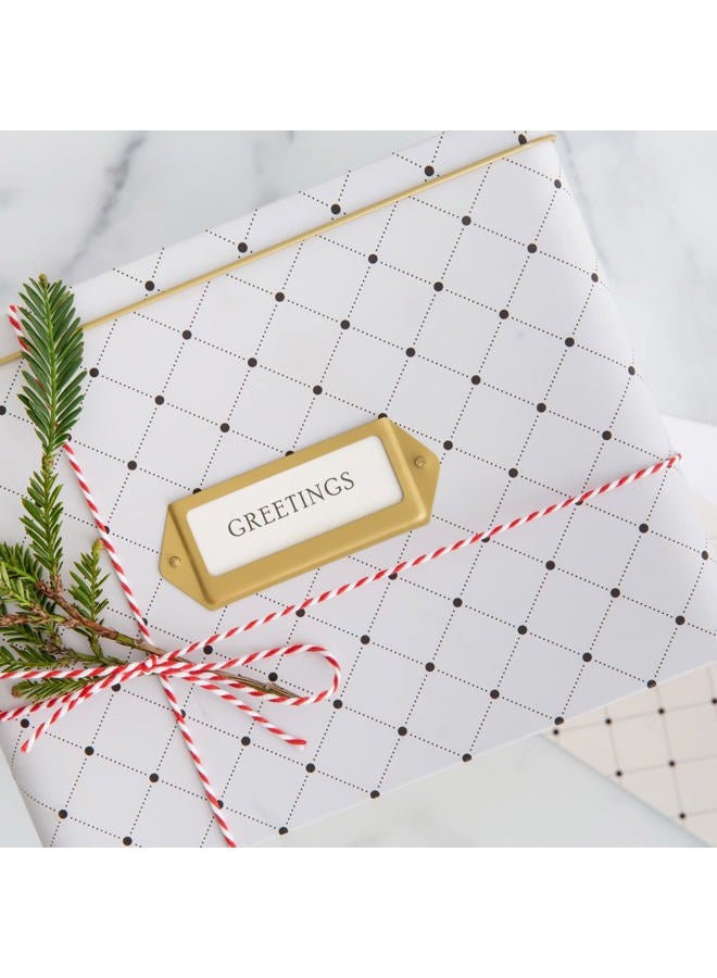 Jot & Mark Greeting Card Organizer Box Set | Decorative Recipe Tin Box, Tab Dividers, Matching Greeting Cards and Envelopes (Meadow) - Image 2