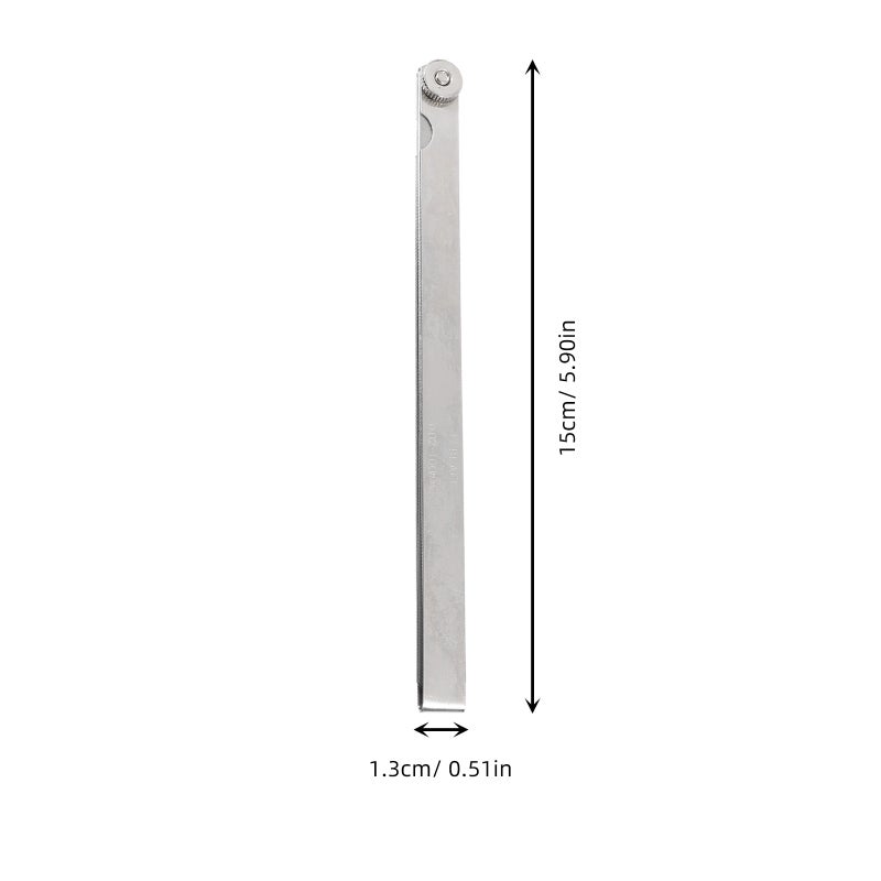 Dual Marked Gap Ruler, Electrician Tools with Clear Scale for Thread Fixing Debugging - Image 2