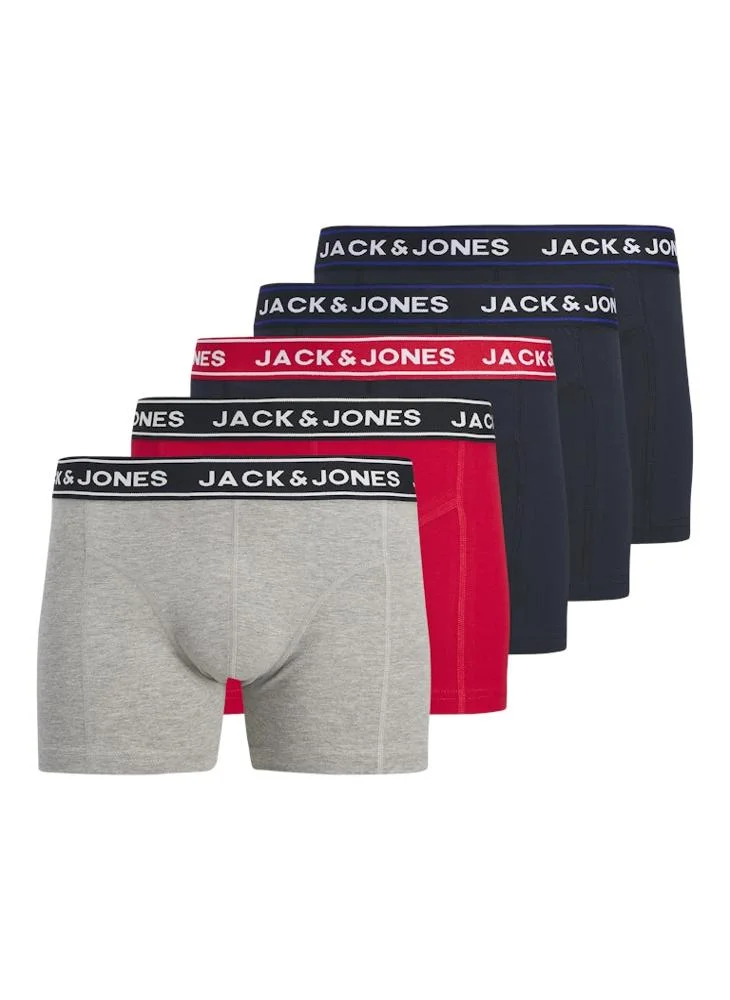 JACK & JONES 5-Pack solid trunks