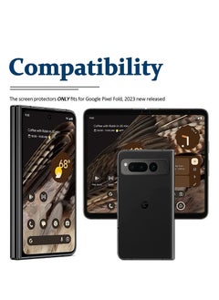 RINCO (1set=3Pcs)Compatible for Google Pixel Fold Screen Protectors, [Front + Inside + Back] Soft TPU Protective Film [Bubble Free] [Full Coverage Anti-Scratch] HD Clear Screen Protector for Pixel Fold, 5G  - Image 4