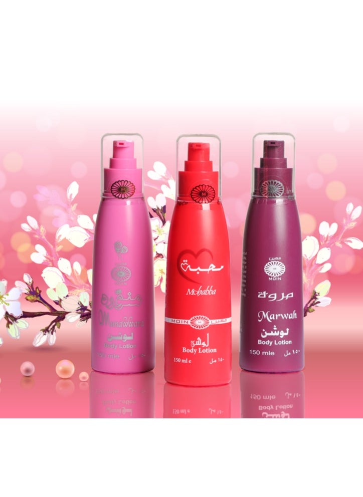 Moin Marwah Lotion 150ml - Woody Amber with Warm Spicy, Fresh Spicy & White Floral Notes - Aromatic Lotion for Hydrated, Smooth Skin with Long-Lasting Fragrance  - Image 2