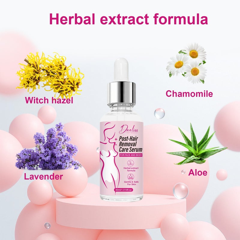 Danliss Post-Hair Removal Repair Essence 30ml, Herbal Hair-Inhibiting and Soothing Essence for Face and Body - Image 2