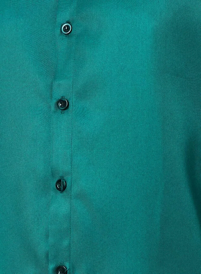 Take Two  Men Dark Green Long Sleeve Shirt for Men | Best Price UAE