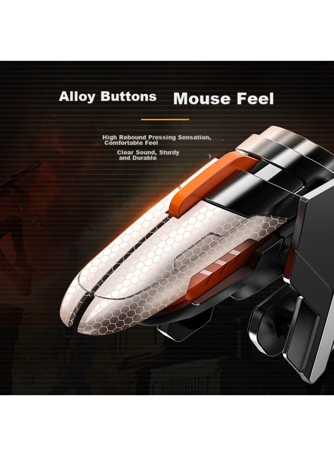 ISKA Yisika Pubg Gaming Peripheral, Pulse Mechanical Buttons, Six-finger Auxiliary Trigger, Peace Elite Physical Shoulder Buttons, Variable Frequency Clicker, Suitable For Apple, Android, Harmonyos, Yx65 - Image 4