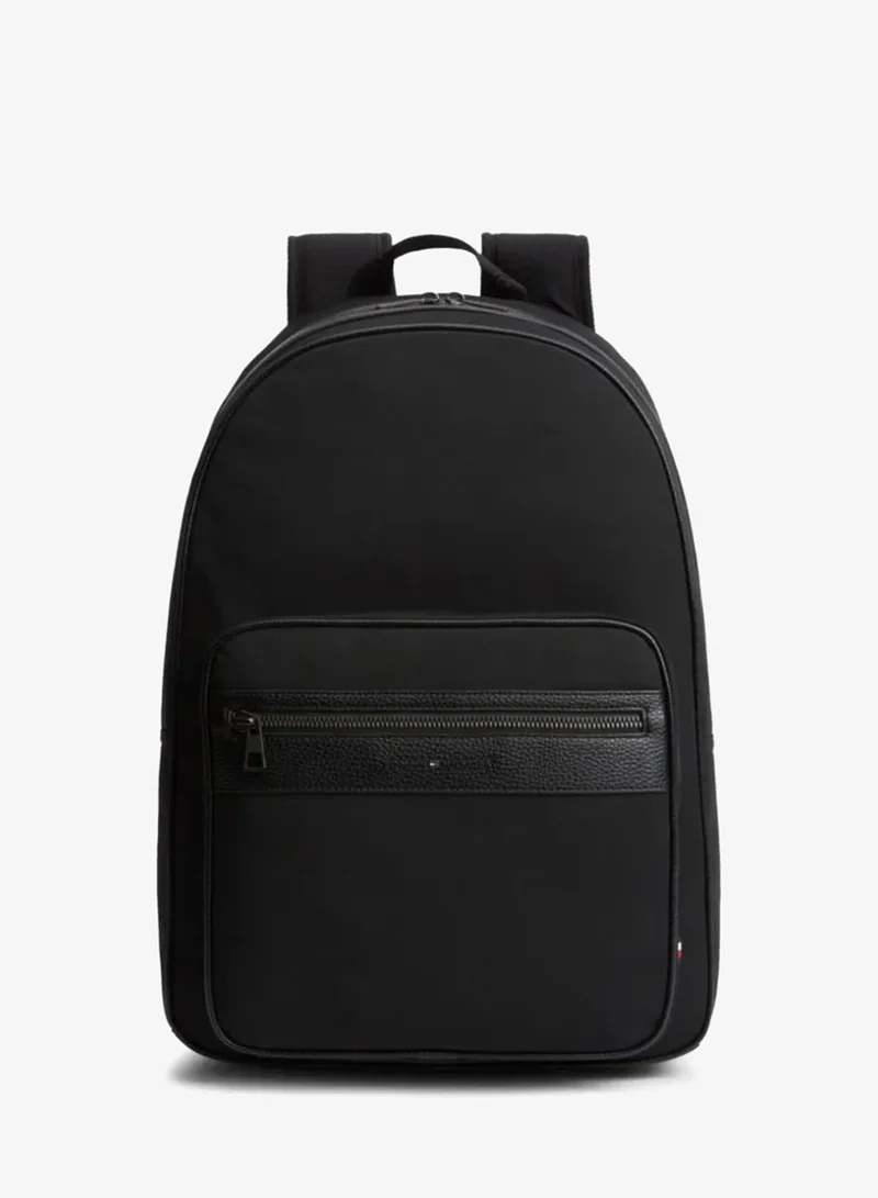 تومي هيلفيغر Logo Double Zip Dome Backpack