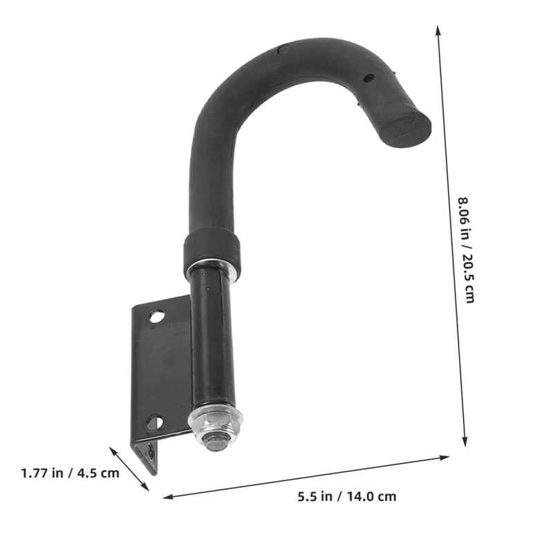Heavy Duty Extension Ladder Roof Hooks 2pcs Set for Shed Wall Attic Outdoor Use - Image 3