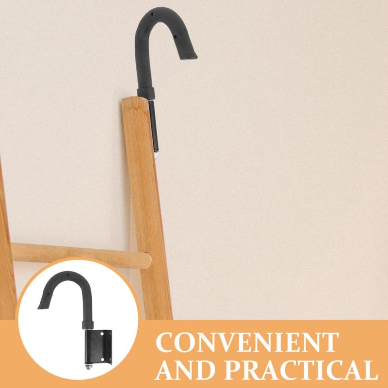 Heavy Duty Extension Ladder Roof Hooks 2pcs Set for Shed Wall Attic Outdoor Use - Image 5