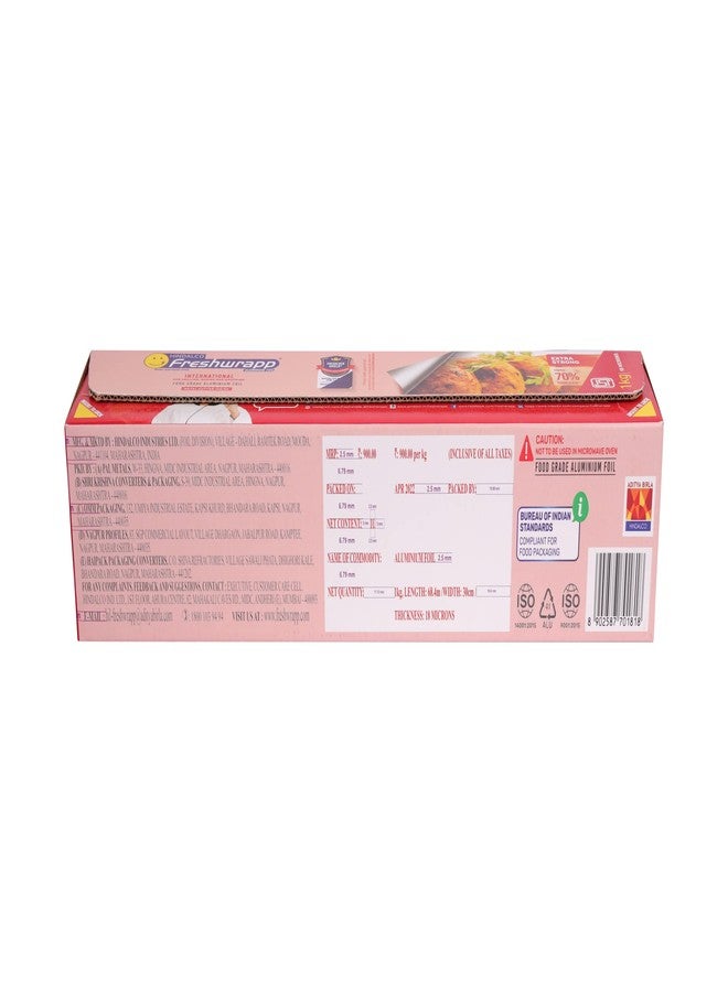 Freshwrapp Hindalco Freshwrapp International Aluminium Foil 1 Kilo Gram Net, 18 microns |Food Packing, Wrapping , Storing , Serving and Cooking (Baking , Grilling , Roasting, Freezing) - Image 3