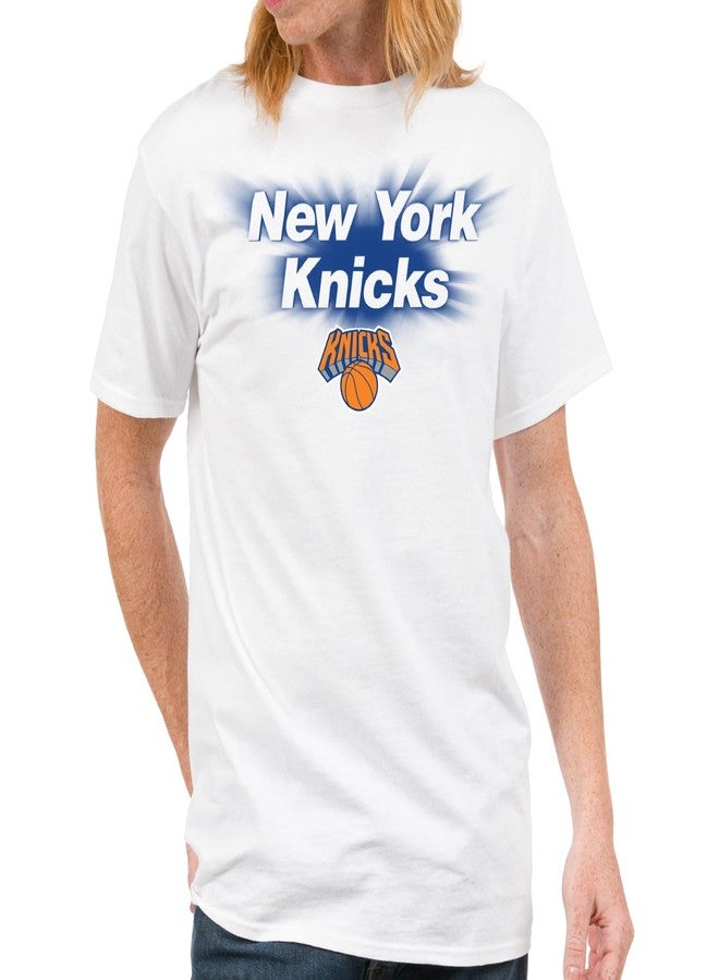 Junk Food NBA - New York Knicks - NBA Spotlight - Officially Licensed Adult Short Sleeve Fan Tee for Men and Women - Image 1