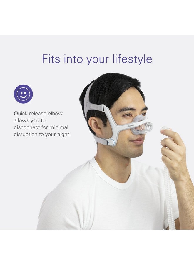 Resmed ResMed AirTouch N20 - Premium CPAP Accessories, Including Nasal Cushion, Elbow & Frame System - Headgear Not Included - Large - Image 3