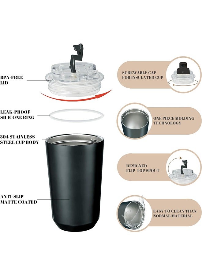 380 ml Insulated Travel Coffee Mug with Temperature Display, 304Stainless Steel Vacuum Coffee Cup, Leakproof Tumbler Thermal Mug  - Image 3