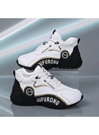 Unisex 2024 Casual Leather Sneakers Breathable Running Shoes white and black - pzsku/Z5632E7F4934F704F0A4CZ/45/1746195705/bda5bc24-b113-44b1-acc6-190a2acce4ea