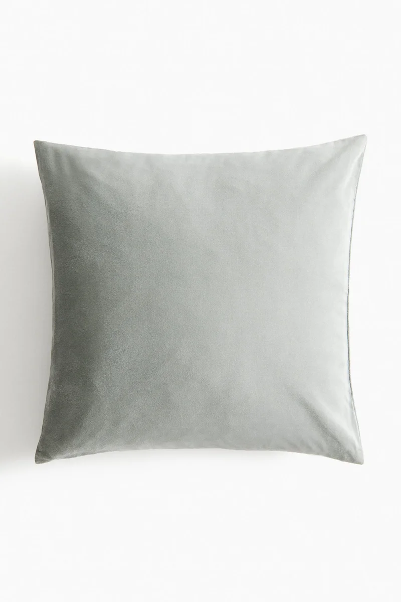 H&M Cotton velvet cushion cover