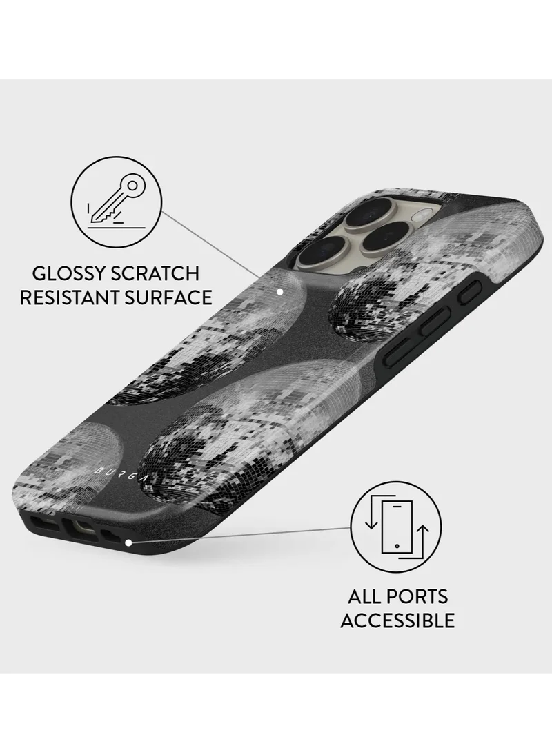 BURGA iPhone 16 Pro Max Case, 2 Piece Hard Shell + TPU Silicone Interior, Shock Absorption, All Port Accessible, Raised Bezel For Screen & Camera Protection, Never Fading HQ Print,After Hours