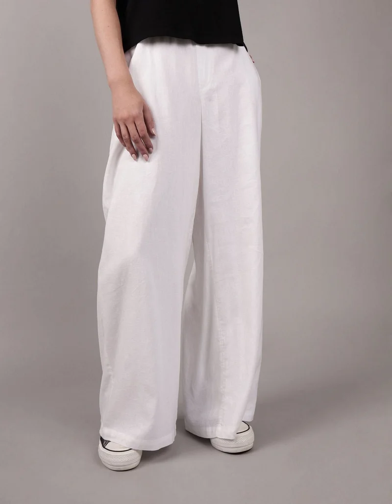 American Eagle AE Linen-Blend Pull-On Pant