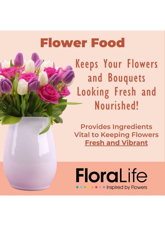 Floralife - FloraLife Fresh-Cut Flower Food - Liquid Multi-Nutrient & Hydration Solution - 8oz - Image 1