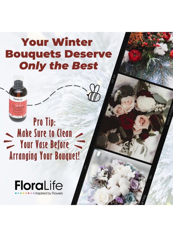 Floralife - FloraLife Fresh-Cut Flower Food - Liquid Multi-Nutrient & Hydration Solution - 8oz - Image 1