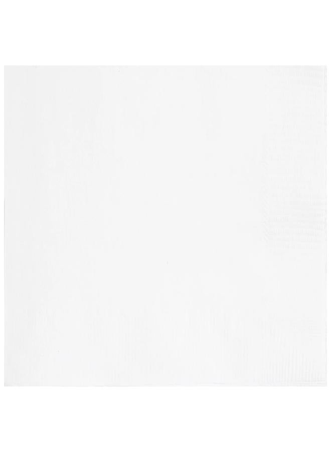 Unique Bright White Lunch Napkins - Pack Of 20 - Image 1