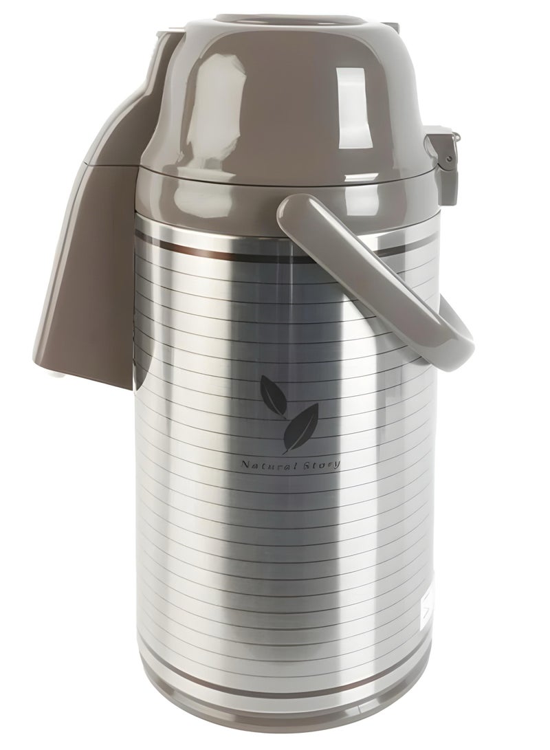 Zojirushi - Abu Fil Japanese Thermos - 3 Liters - Brown Color - Image 3