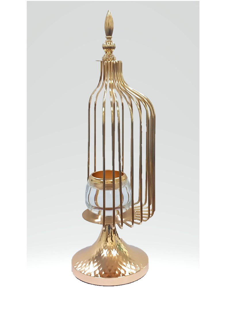 DLS Golden Metal Candle Cage