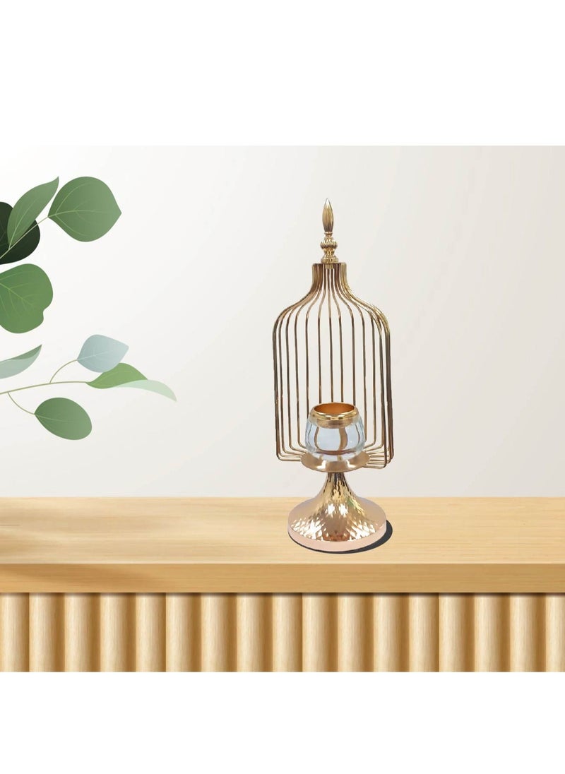 DLS Golden Metal Candle Cage