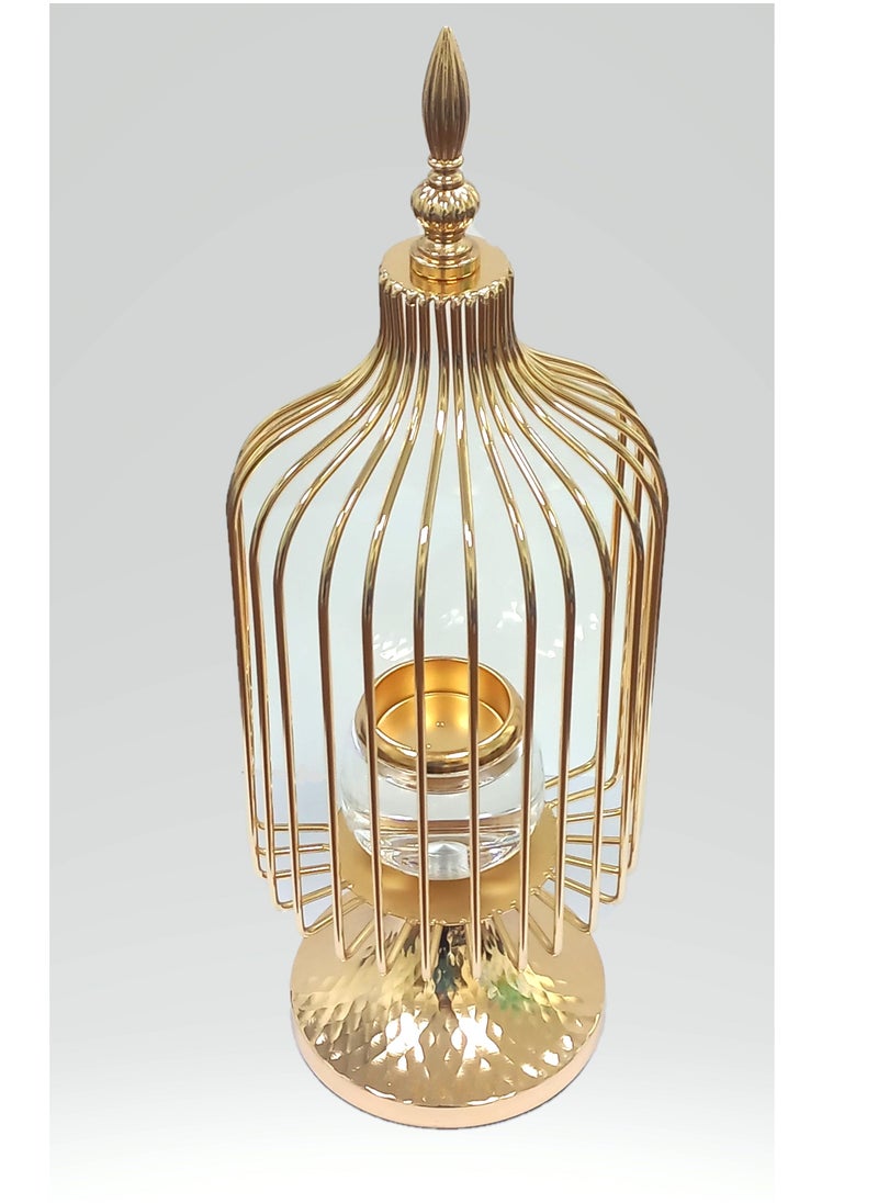DLS Golden Metal Candle Cage