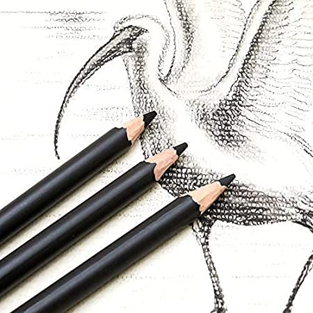 URBAN BOX URBAN BOX Art Sketching Pencils Set of 12 Pencils Artist Grade Degree Pencils 10B, 8B, 6B, 5B, 4B, 3B, 2B, B, HB, 2H, 4H and 6H with 6 Stumps,and Kneaded Art Eraser  - Image 5