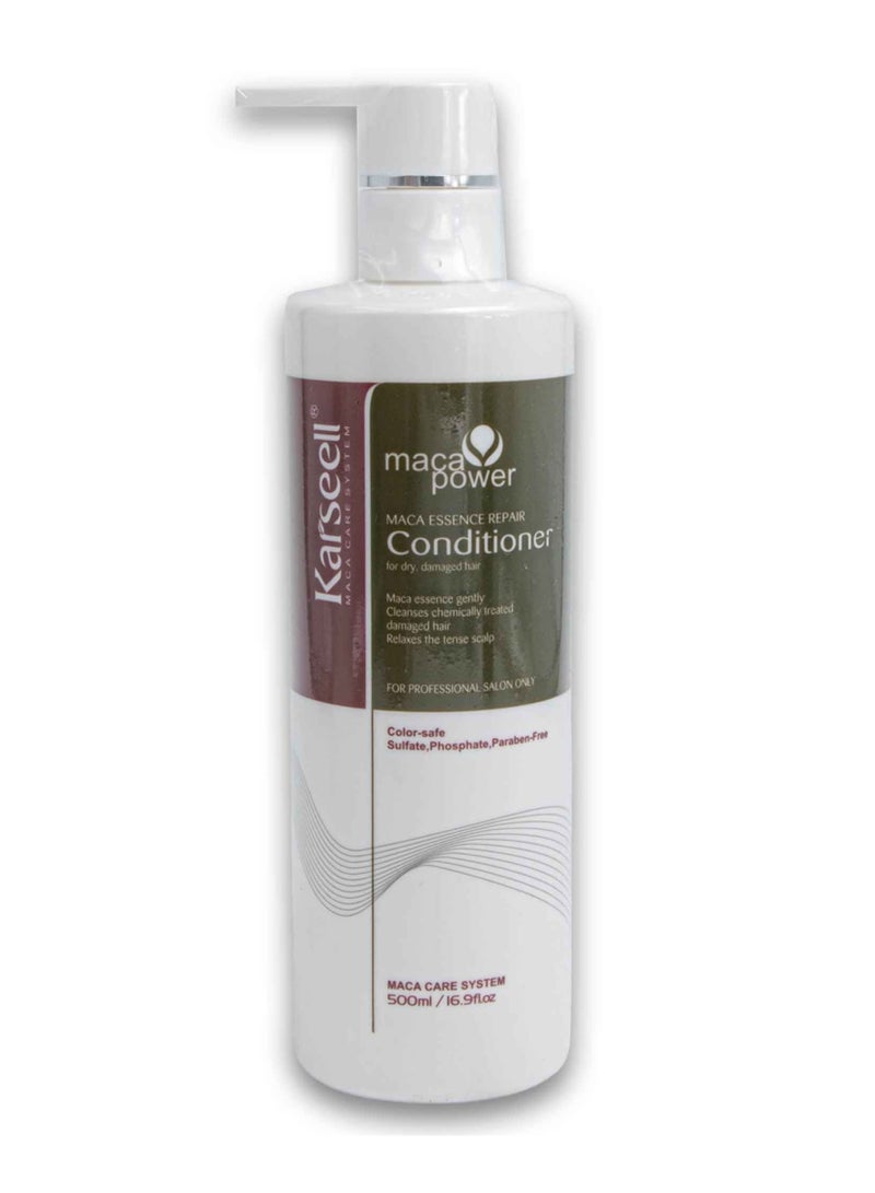 كارسيل بلسم الشعر كارسيل بلسم الشعر بزيت الأرغان العضوي كريم علاج ترطيب عميق للشعر الجاف المصبوغ التالف 500 مل - Image 4