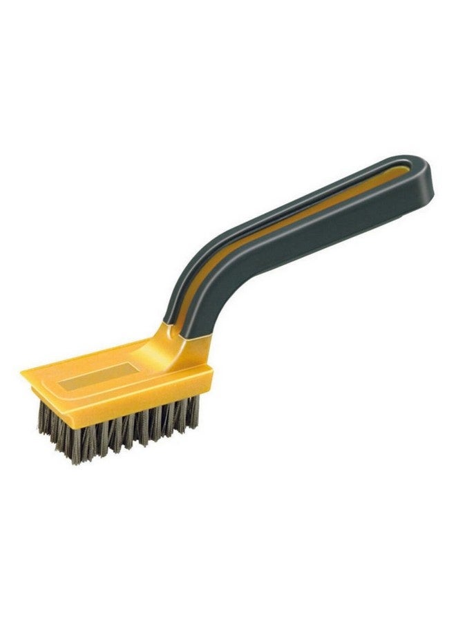Allway Soft Grip Stainless Steel Stripper Brush Black and Yellow 1-1/4 x 7 Inch SB2