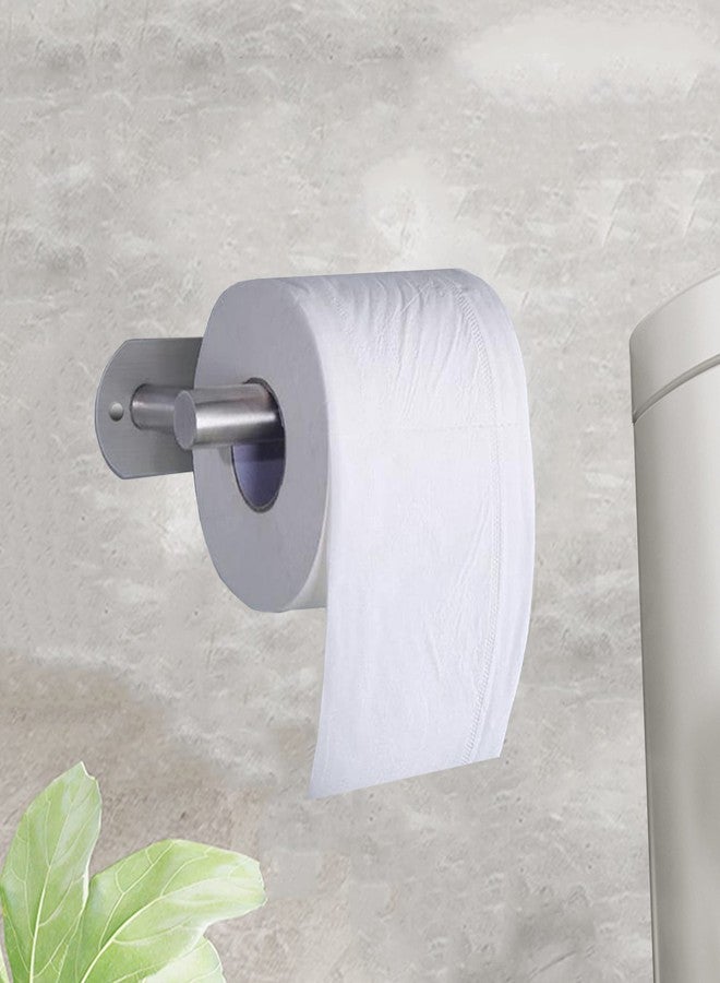 Calegency Toilet Paper Holder, Self-Adhesive or Drilling Optional SUS 304 Stainless Steel Wall Mounted Brushed Silver Toilet Tissue Holder for Bathroom, RV - Image 4