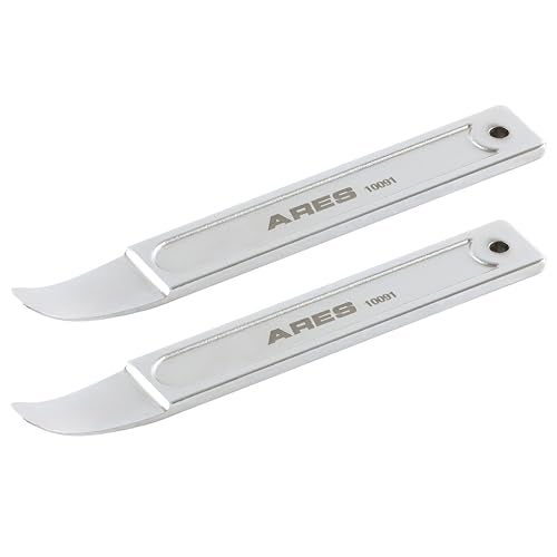ARES 10123 – 2-Piece Automotive Trim Tool Kit – Ultra-Thin Prybar Ends Offer Superior Strength Without Damaging Material – Removes Trim, Molding, Fasteners, Panels, and More - Image 1