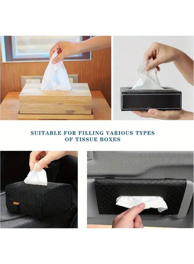 6 Pack Replacement Tissues 180 Sheets Total Portable Travel Essential For Cars Trucks And Rvs Fits Most Tissue Holders Multi Scene Home Use - Image 4