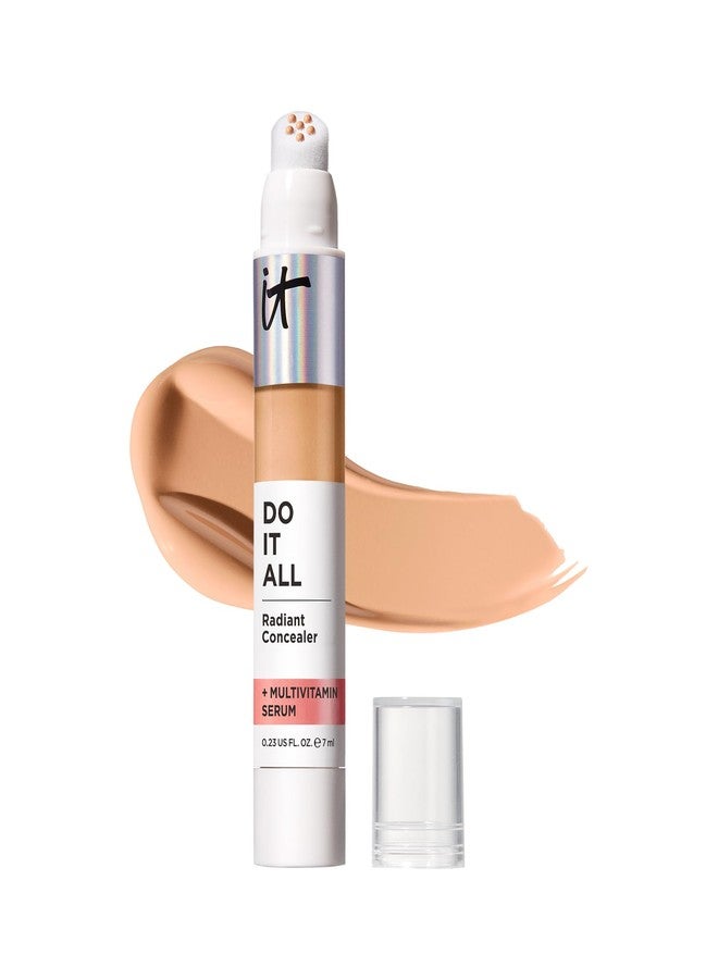 IT Cosmetics Do It All Radiant Concealer - Makeup Concealer - Hydrate & Brighten - Creaseless Medium Coverage & Radiant Finish - Niacinamide & Hyaluronic Acid - Medium Tan Warm, 0.2 Fl Oz - Image 1