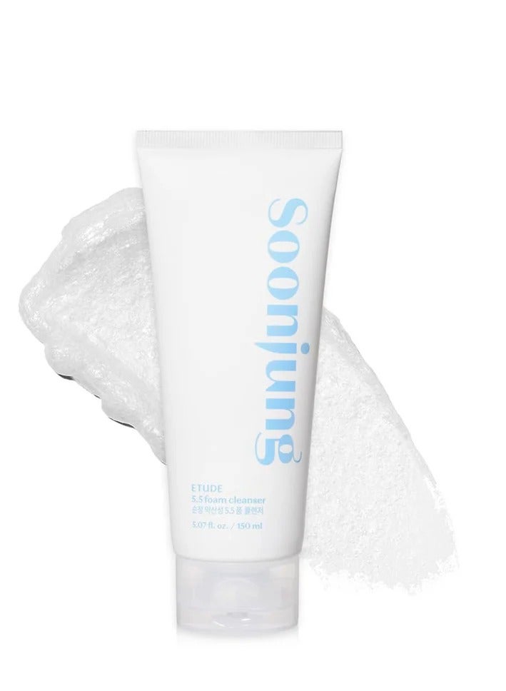 ETUDE CO.,LTD. ETUDE SoonJung 5.5 Foam Cleanser, 150ml - Image 1